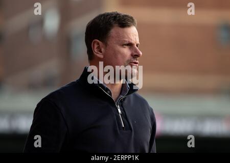 Richie Wellens. Gestionnaire, Salford City FC, 2021. Banque D'Images