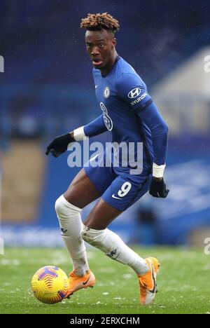 Photo du dossier datée du 24-01-2021 de Tammy Abraham de Chelsea. Date de publication : lundi 1er mars 2021. Banque D'Images