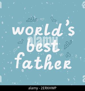 motif lettres « happy pathers day » pour carte de vœux Illustration de Vecteur