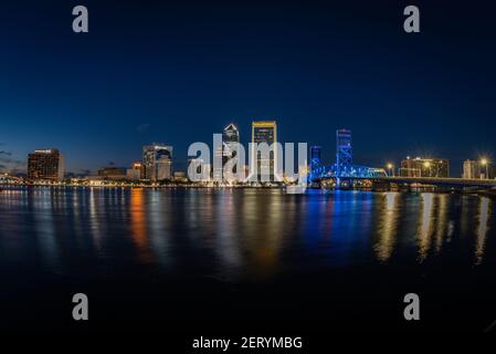 Magnifique centre-ville de Jacksonville, Floride Banque D'Images