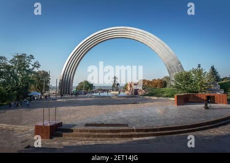 Amitié de Nations Arch - Kiev, Ukraine Banque D'Images