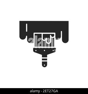 Icône de ligne de couleur pour placoplâtre. Pictogramme pour page Web, application mobile, Promo. Contour modifiable. Illustration de Vecteur