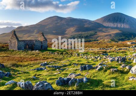 La vieille manse à Kilchrist sur l'île de Skye En Écosse Banque D'Images