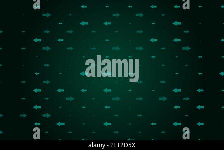 Mouvement de fonds arrière-plan avec les flèches droite et gauche. Illustration de Vecteur