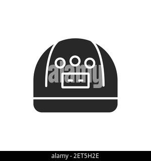 UV, icône de ligne de couleur de lampe LED. Elément vectoriel isolé. Illustration de Vecteur