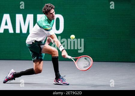 Rotterdam, pays-Bas. 1er mars 2021. ROTTERDAM, PAYS-BAS - 1ER MARS : Robin Haase des pays-Bas lors du 48e tournoi de tennis mondial ABN AMRO à Rotterdam Ahoy le 1er mars 2021 à Rotterdam, pays-Bas (photo de Henk Seppen/Orange Pictures) crédit : Orange pics BV/Alay Live News Banque D'Images