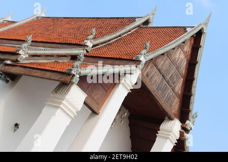 temple bouddhiste (wat tra phang thong) à sukhothai en thaïlande Banque D'Images