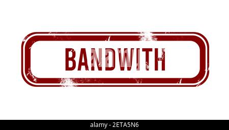 Débit - grunge stamp, bouton rouge Banque D'Images