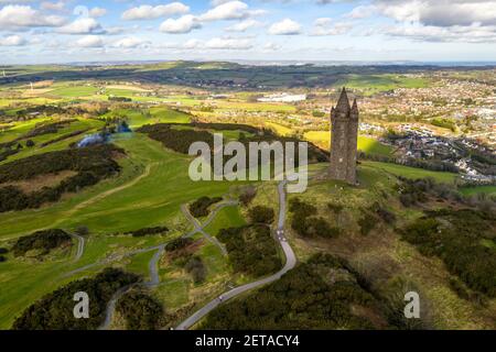 Scrabo Tower près de Newtownards en Irlande du Nord Banque D'Images