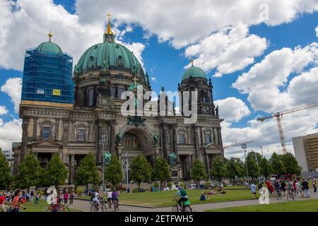 Berlin, Allemagne - 01 juillet 2018 : cathédrale de Berlin Banque D'Images