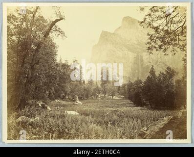 Photographie, Pohono, Bridal Veil, Yosemite, 1861–66 Banque D'Images