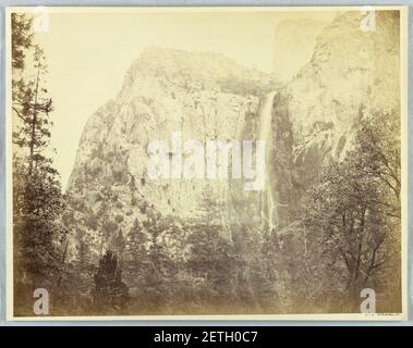 Photographie, Pohono, Veil de la mariée, Yosemite, ca. 1866 Banque D'Images