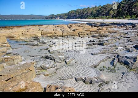 Adventure Bay, Bruny Island Banque D'Images