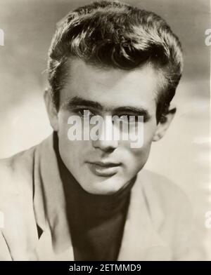 Portrait de James Dean, star de cinéma, photo d'époque Banque D'Images