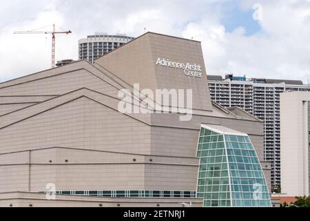 Adrienne Arsht Centre à Miami, Floride, États-Unis Banque D'Images