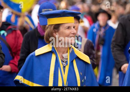 Montmartre, Paris 2015. Parade des vendanges Banque D'Images