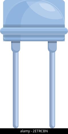 Icône de résistance fixe. Dessin animé d'une icône de vecteur de résistance fixe pour la conception de sites Web isolée sur fond blanc Illustration de Vecteur