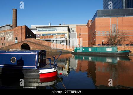 Le centre-ville de Birmingham est un site touristique de Regency Wharf pub sur le Birmingham Bassin de la marina Canal Old Line Banque D'Images