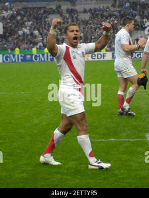 COUPE DU MONDE DE RUGBY. DEMI-FINALE FRANCE V ANGLETERRE AU STADE DE FRANCE PARIS. 13/10/2007. PHOTO DAVID ASHDOWN Banque D'Images