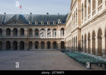 Musée militaire national de France situé aux Invalides Banque D'Images