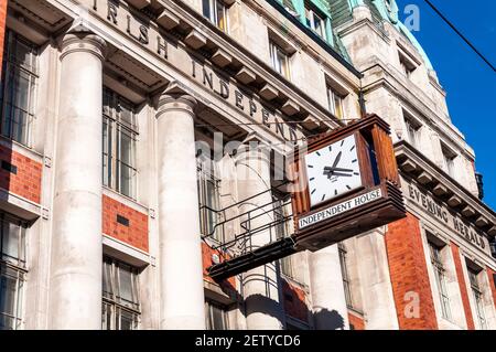 Irish Independent, Sunday Independent, Evening Herald, bureaux sur Middle Abbey Street, Dublin, Irlande Banque D'Images