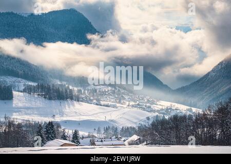 France, Isère, Parc naturel régional de Chartreuse, le Sappey-en-Chartreuse Banque D'Images