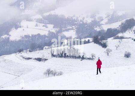 France, Isère, environs de Grenoble, randonnée à Venon Banque D'Images