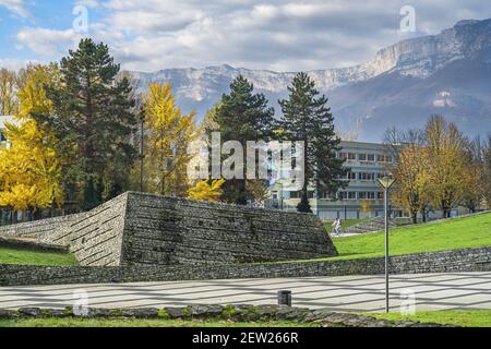 France, Isère, Saint Martin d'Heres, Université des Alpes de Grenoble, Campus Saint Martin d'Heres Banque D'Images