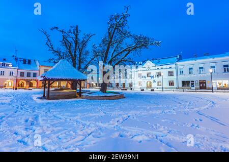 Vieille ville de Krosno. Rzeszow, Subcarpathia, Pologne Banque D'Images