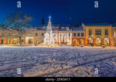 Vieille ville de Krosno. Rzeszow, Subcarpathia, Pologne Banque D'Images