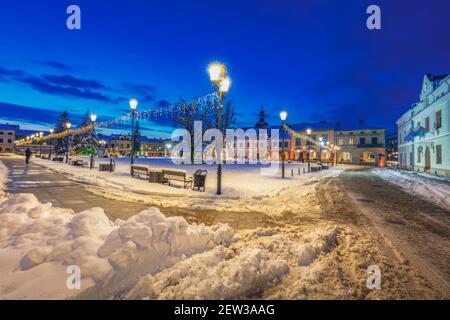 Vieille ville de Krosno. Rzeszow, Subcarpathia, Pologne Banque D'Images