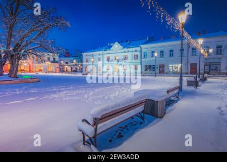 Vieille ville de Krosno. Rzeszow, Subcarpathia, Pologne Banque D'Images