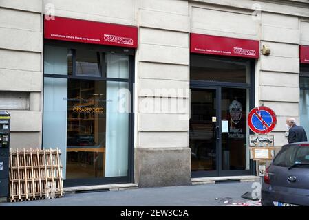Milan, Italie. 02 mars 2021. Milan, extérieur du siège de la Cesare Pozzo Mutual Aid Society, service d'intégration de la santé à via San Gregorio, 48 Editorial usage Only crédit: Independent photo Agency/Alay Live News Banque D'Images