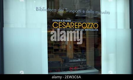 Milan, Italie. 02 mars 2021. Milan, extérieur du siège de la Cesare Pozzo Mutual Aid Society, service d'intégration de la santé à via San Gregorio, 48 Editorial usage Only crédit: Independent photo Agency/Alay Live News Banque D'Images
