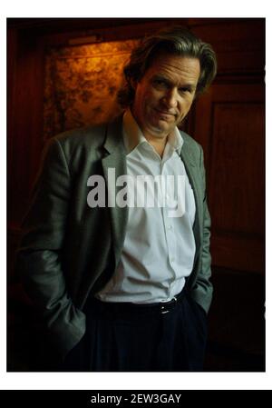 Jeff Bridges à Londres pour promouvoir son dernier film K-PAX, dans le Dorchester Hotel.pic David Sandison 22/11/2001 Banque D'Images