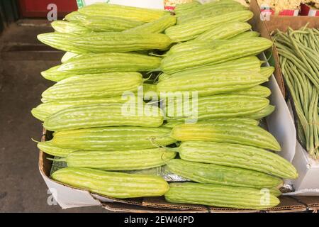 New York City, NY USA MELON AMER (POIRE AU BAUME) dans Chinatown à New York Banque D'Images