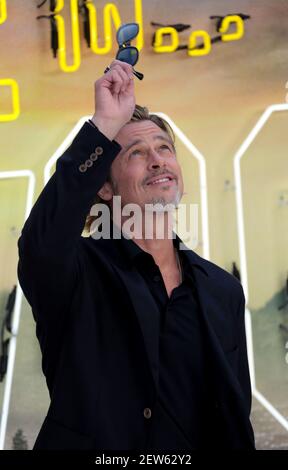 30 juillet 2019 - Londres, Angleterre, Royaume-Uni - une fois à Hollywood Royaume-Uni Premiere photo shows: Brad Pitt Banque D'Images