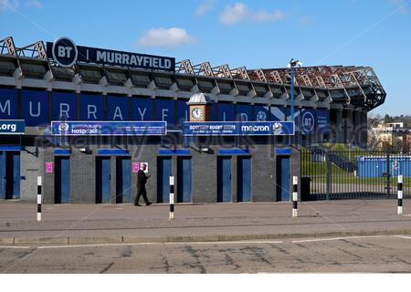 Stade de rugby BT Murrayfield, Édimbourg, Écosse Banque D'Images