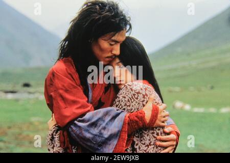 Chen Chang, Ziyi Zhang, « Crouching Tiger, Hidden Dragon » (2000) Sony Pictures Classic. Crédit photo : / Sony Pictures Classic/The Hollywood Archive - référence du fichier 34082-623THA Banque D'Images