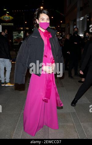 Madrid, Espagne. 02 mars 2021. Andrea Fandos participe aux Feroz Awards 2021 à l'Hotel VP Plaza Espana Design. Crédit : SOPA Images Limited/Alamy Live News Banque D'Images