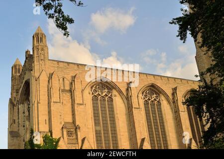 Chicago, Illinois, États-Unis. Rockefeller Memorial Chapel sur le campus de l'Université de Chicago. Banque D'Images