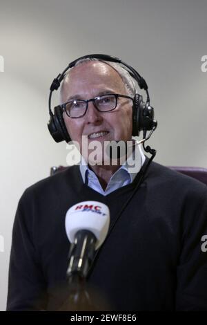 Exclusif - le propriétaire de l'Olympique de Marseille (OM), Frank McCourt, donne un entretien sur la station radio du CMR à Marseille, France. Photo de Patrick Aventurier/ABACAPRESS.COM Banque D'Images