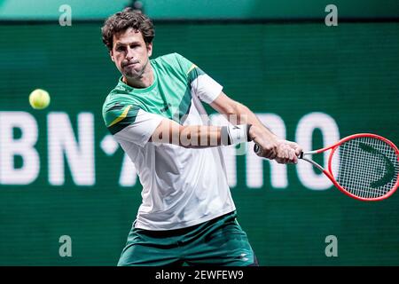 Robin Haase des pays-Bas lors du tournoi de tennis mondial ABN AMRO 2021, tournoi ATP 500 le 1er mars 2021 à l'Ahoy Rotterdam, pays-Bas - photo Henk Seppen / Orange Pictures / DPPI / LiveMedia Banque D'Images