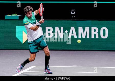 Robin Haase des pays-Bas lors du tournoi de tennis mondial ABN AMRO 2021, tournoi ATP 500 le 1er mars 2021 à l'Ahoy Rotterdam, pays-Bas - photo Henk Seppen / Orange Pictures / DPPI / LiveMedia Banque D'Images