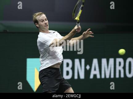 Botic van de Zandschulp des pays-Bas pendant le 2ème jour du 48e tournoi de tennis mondial ABN AMRO, un tournoi ATP Tour 500 le 2 mars 2021 à l'hoy Rotterdam, pays-Bas - photo Jean Catuffe / DPPI / LiveMedia Banque D'Images
