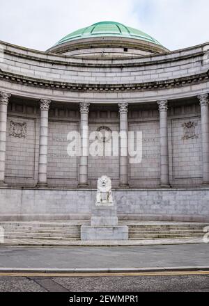 Mémorial de guerre d'Aberdeen, un jour couvert, Aberdeen, Aberdeenshire, Écosse, Royaume-Uni Banque D'Images