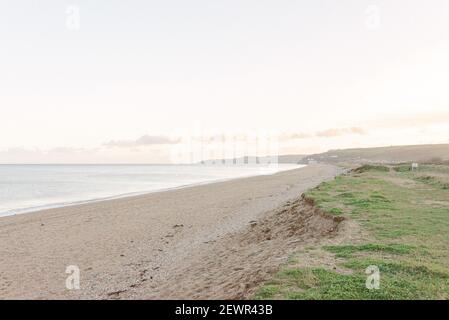 Plage de Slapton Sands, Torcross, Devon Banque D'Images