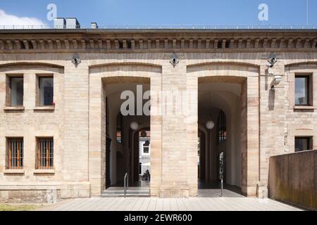 Musée Ludwig Galerie, ancienne caserne VI, Saarlouis, Sarre, Allemagne Banque D'Images