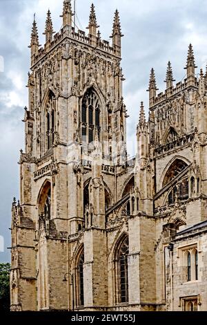 York (Yorkshire, Angleterre) : Minster - Kathedrale : Banque D'Images