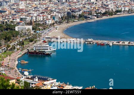 Alanya. Côte méditerranéenne. Turquie. Banque D'Images